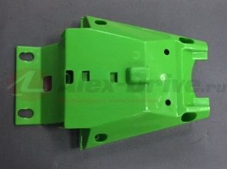 Щиток облицовочный задний внутренний, нижний (зелёный), пластик