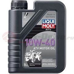 LiquiMoly полу-синтетическое мот. масло 4-т ATV 10W-40 1л 7540