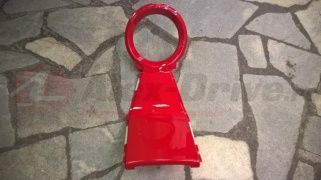 Щиток облицовочный топливного бака, пластик (красный)