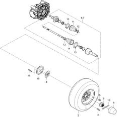 13 Задний привод