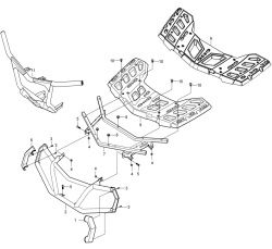 21 Багажник и бампер (перед)