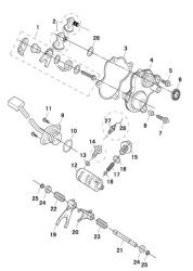 15 Вилки переключения передач