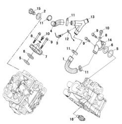 17 Труба для подачи охлаждающей жидкости