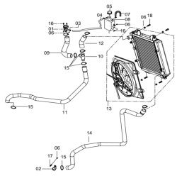 15 Радиатор система охлаждения