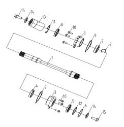 10 Выходной вал