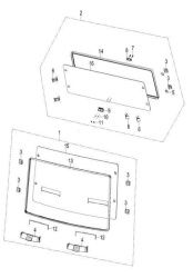 25 Переднее и заднее лобовое стекло