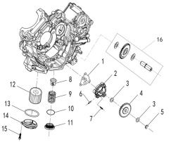 14 Масляный насос