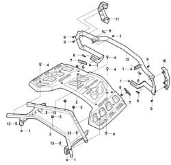 22 Багажник и бампер (зад)