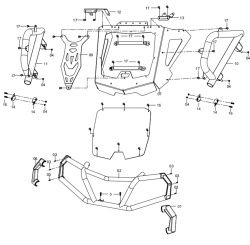 21 Вынос радиатора бампер передний