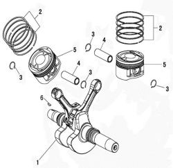 06 Коленвал поршень