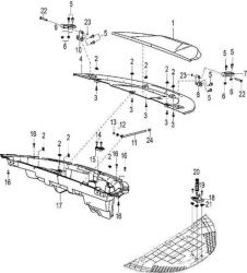 05 Крышка передней панели