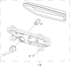 28 Задний поворотный фонарь