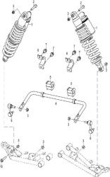11 Передний амортизатор стабилизатор