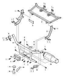 23 Крепление лебедки