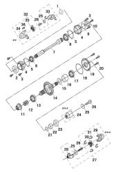 11 Выходной вал ДВС и КПП