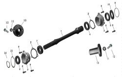 12 Выходной вал