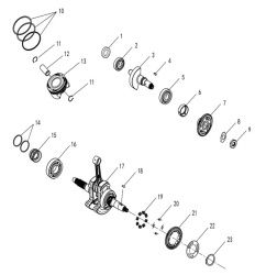 07 Поршень, коленчатый вал