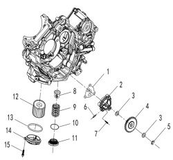 14 Масляный насос
